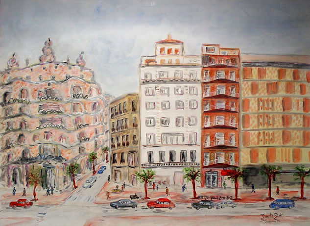 La Pedrera Acrylic Card