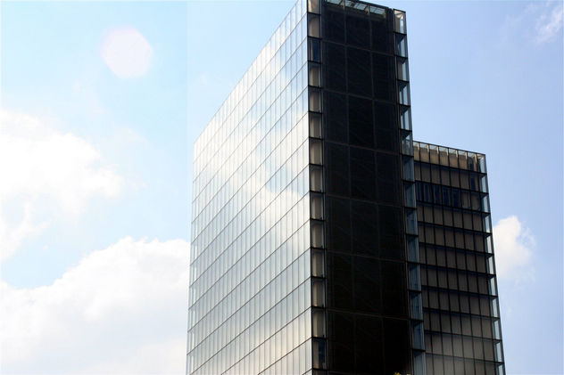 nubes reflejadas