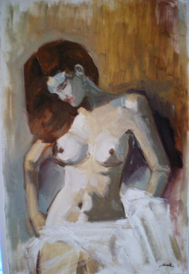 DESNUDO Oil Paper Nude Paintings