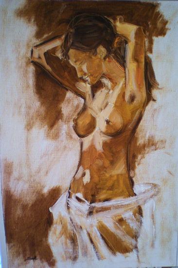 DESNUDO Oil Paper Nude Paintings