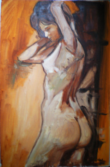 DESNUDO Oil Paper Nude Paintings