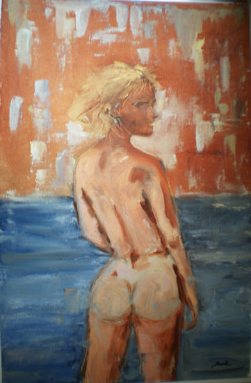 DESNUDO Oil Paper Nude Paintings