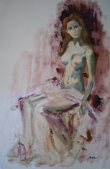 DESNUDO Oil Paper Nude Paintings