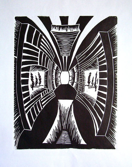 The end? Woodcut