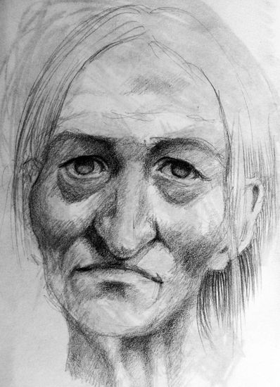 Mujer Anciana Graphite