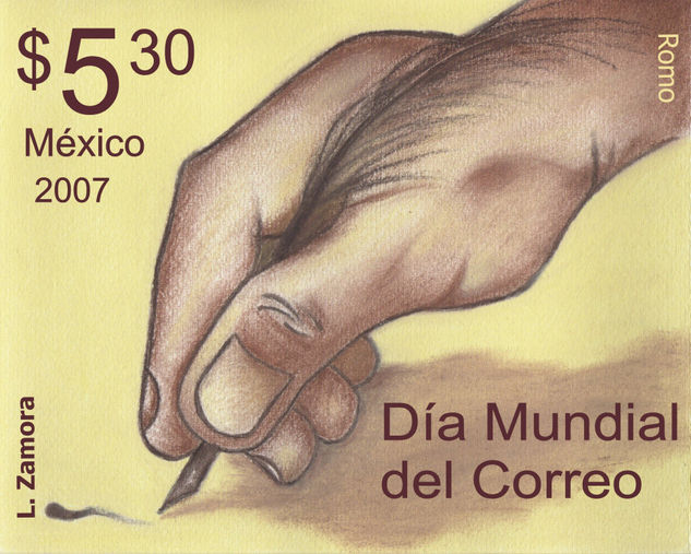 Dia mundial del correo Pastel Cartulina Otros