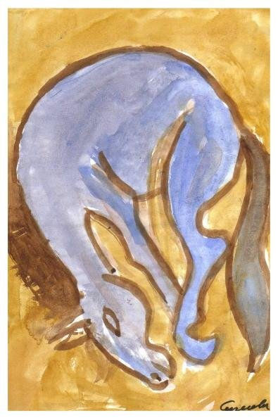 CABALLO AZUL II,1992