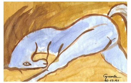 Caballo azul iii,1992