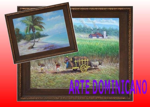 ARTE DOMINICANO Oil Canvas Landscaping