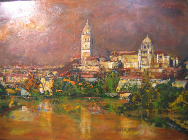 Salamanca Oil Canvas Landscaping