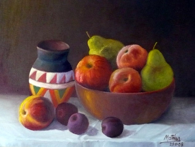 Frutas de la huerta Oil Canvas Still Life Paintings