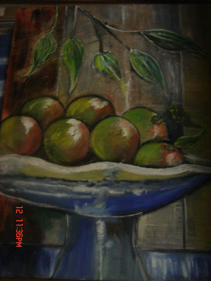 Bodegon manzanas