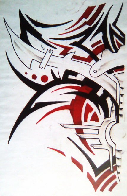 Tribal a tres colores