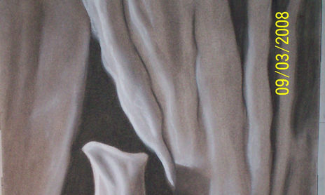 de dibujos al  pastel y carbonilla