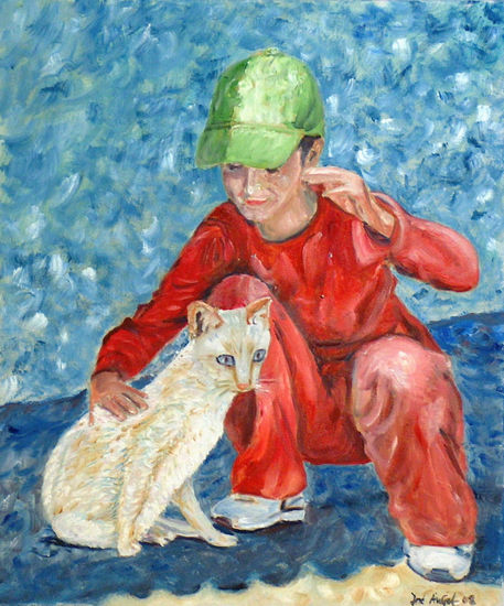 CRISTINA Y JOLIBÚ Oil Canvas Figure Painting