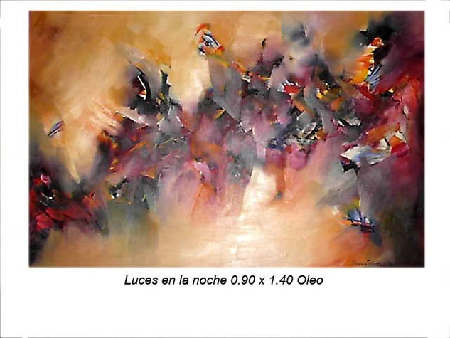 Luces en la Noche Oil Canvas Others