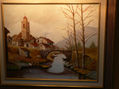 Paisaje con Pueblo en Otoño