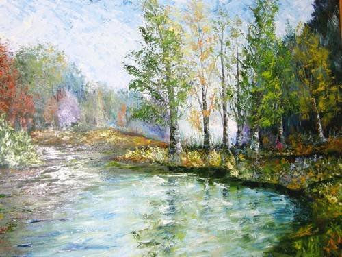 Selva fria Oil Canvas Landscaping