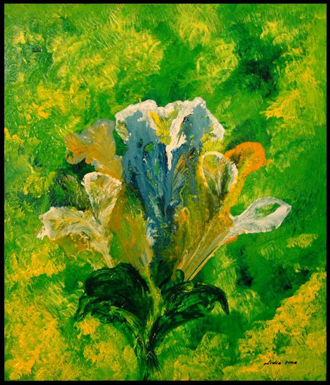 iris-pintura Acrylic Others Floral Painting