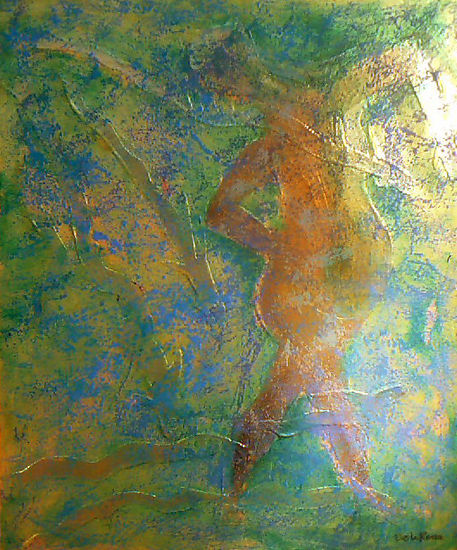 Mujer atacada por serpientes Others Canvas