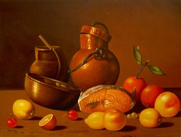 Bodegón 2 Oil Canvas Still Life Paintings