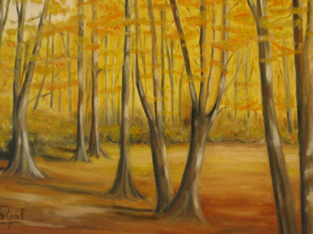 Otoño Oil Canvas Landscaping