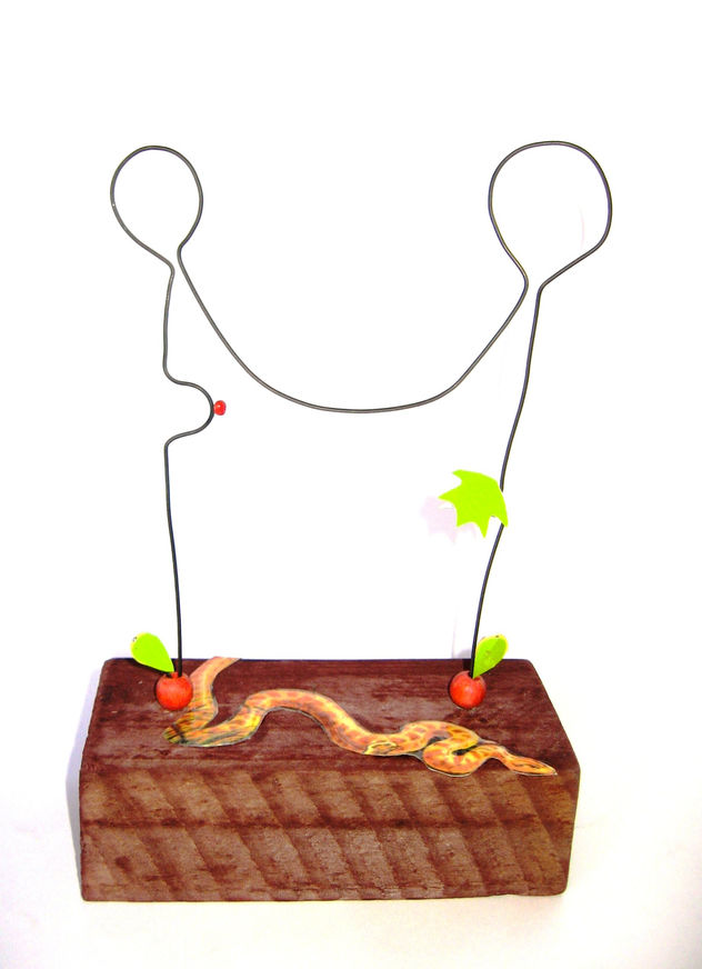 "Eva, Adán y la serpiente"