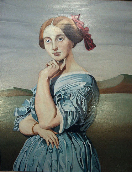 Tributo a J.D. Ingres Oil Canvas Others