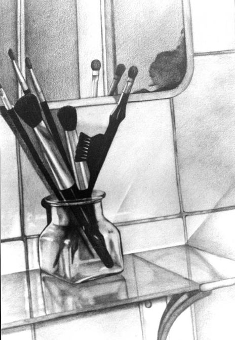 Pintura en el baño.