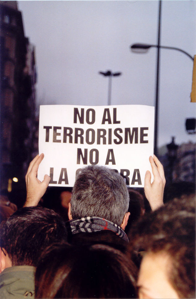 No al terrorismo, no a la guerra