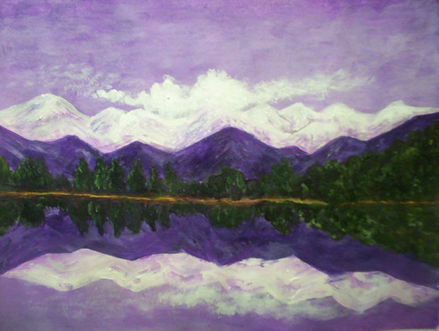 ESPEJO EN VIOLETA