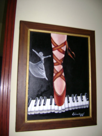 Zapatilla y bailarina