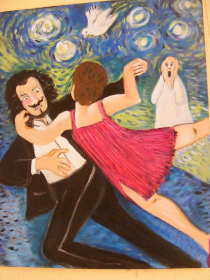 Pintura el tango de Dali 