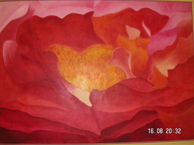 camelia Oil Canvas