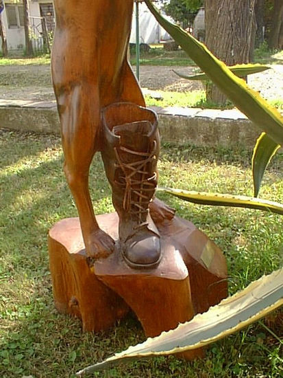 Bota en Campeona Madera Figurativa