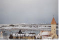 bahia de ushuaia en invierno