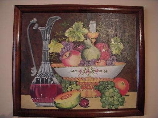 bodegon de frutas Oil Canvas Still Life Paintings