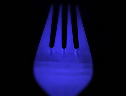 Cubiertos de Azul III