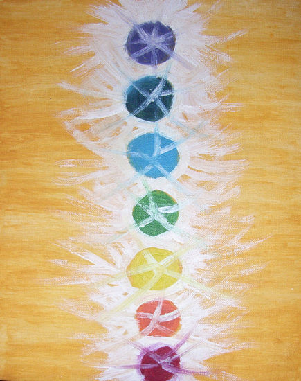 Chakras Óleo Lienzo Otros