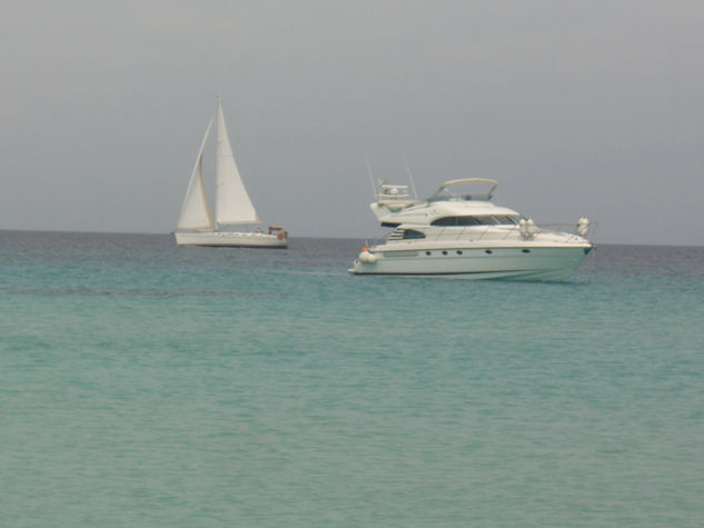 barcos en formentera Naturaleza Color (Digital)