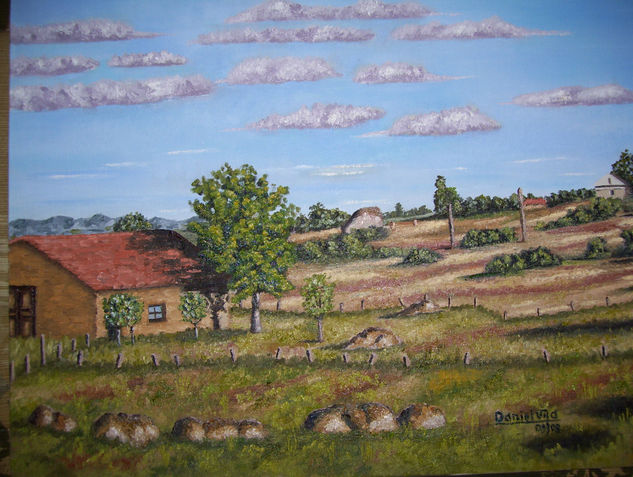 Orense Oil Canvas Landscaping