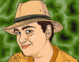 joven con sombrero