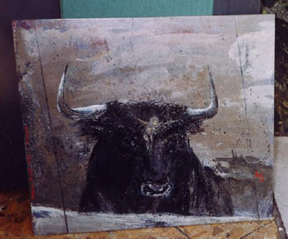 Toro lucero Oil Canvas