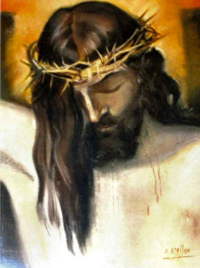 Cristo de Velázquez Pastel Canvas Portrait