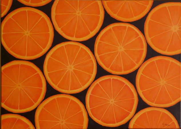 Naranjas Acrylic Canvas Landscaping