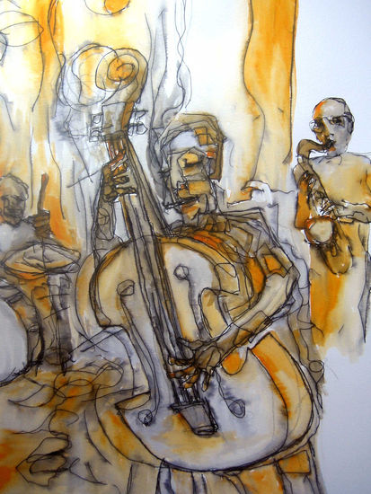 jazzplay Acuarela Papel Figura