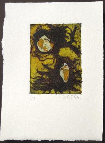 Mis fantasmas Monoprint