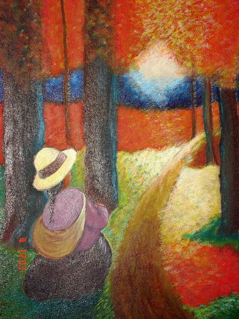 una cholita en otoño