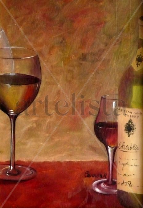Bodegon Vidrios III