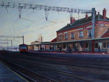 Esperando el tren